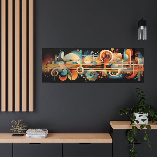 Psychedelic Canvas Wall Art | Process | Trippy Canvas Print | Abstract Modern Art