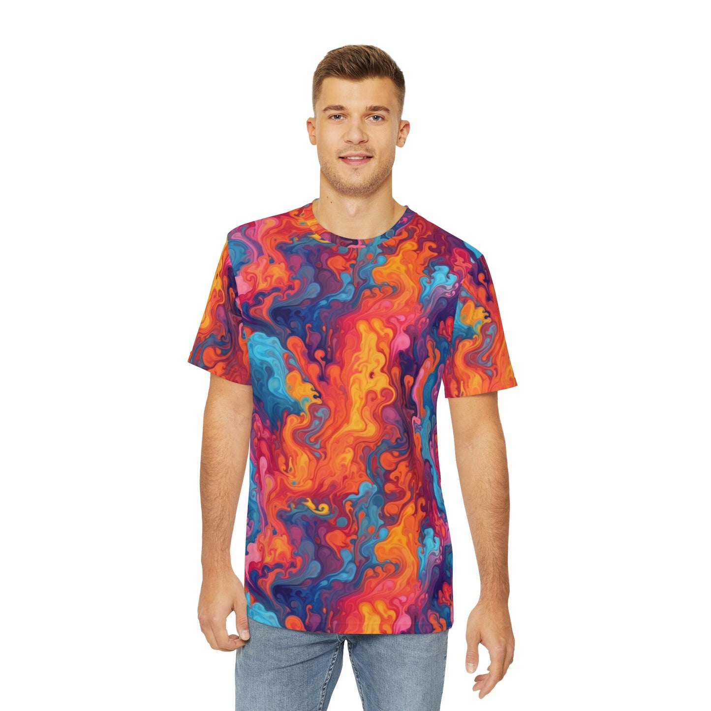 Sublimated T Shirt for Festivals, Raves, Events | Men's Streetwear, Heady, Trippy T-Shirt, Sublimated T-Shirt, Rave Wear