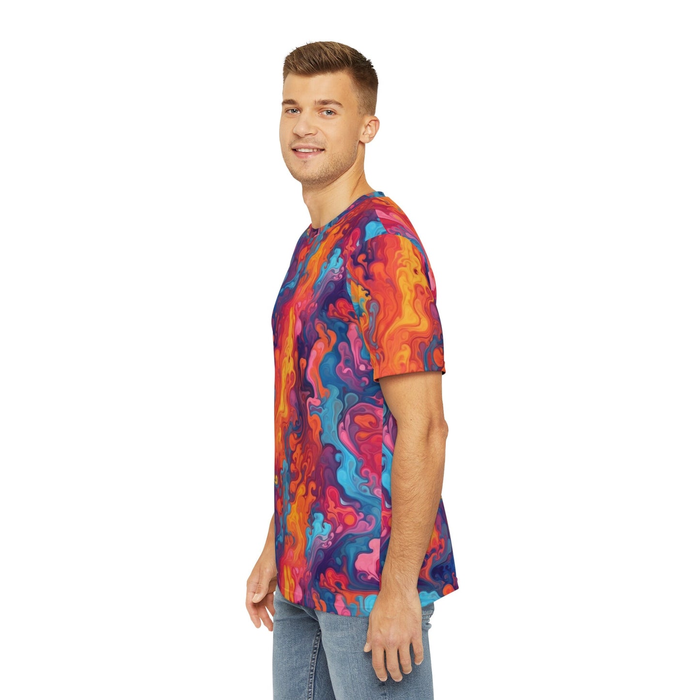 Sublimated T Shirt for Festivals, Raves, Events | Men's Streetwear, Heady, Trippy T-Shirt, Sublimated T-Shirt, Rave Wear