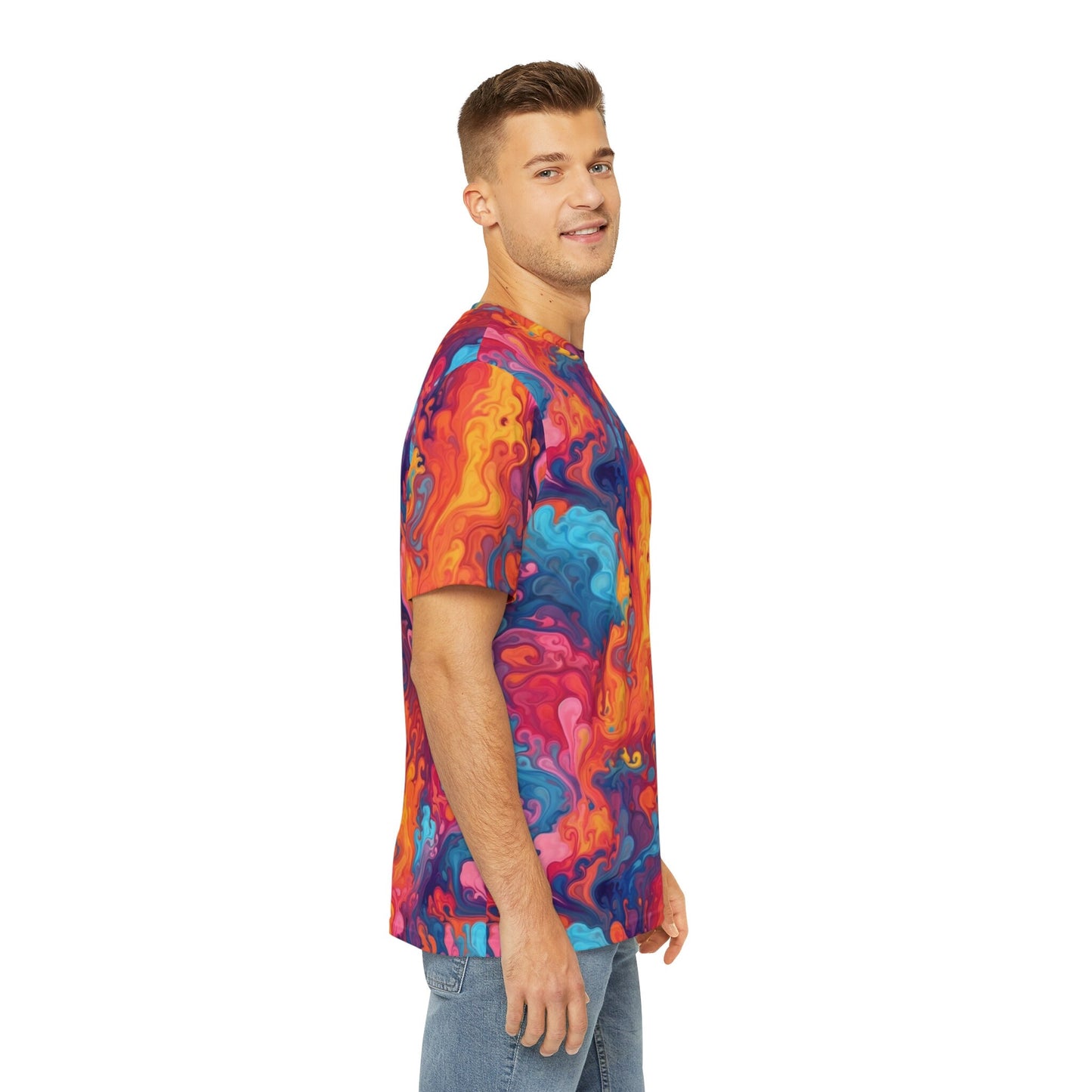 Sublimated T Shirt for Festivals, Raves, Events | Men's Streetwear, Heady, Trippy T-Shirt, Sublimated T-Shirt, Rave Wear