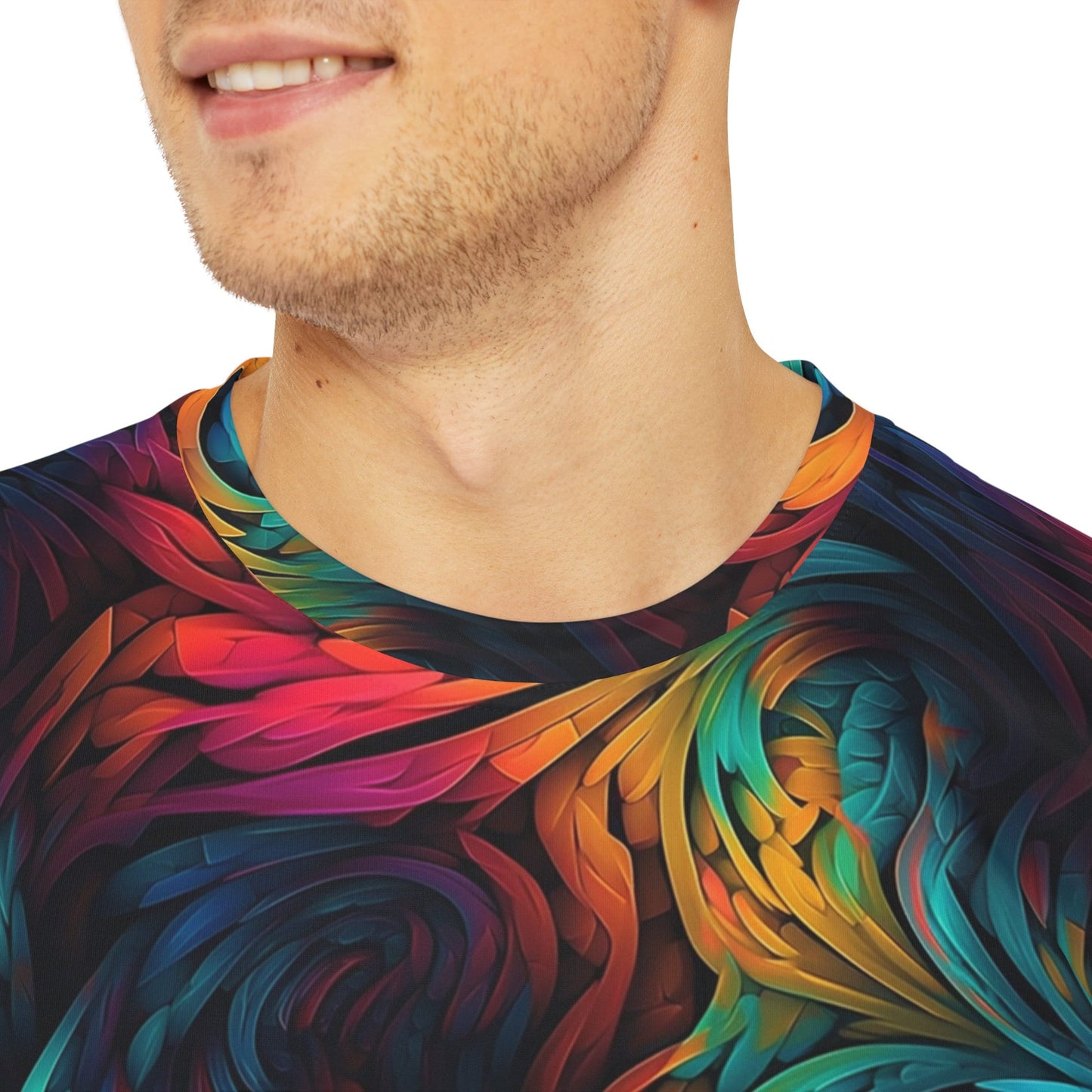 Sublimated T Shirt for Festivals, Raves, Events | Men's Streetwear, Heady, Trippy T-Shirt, Sublimated T-Shirt, Rave Wear