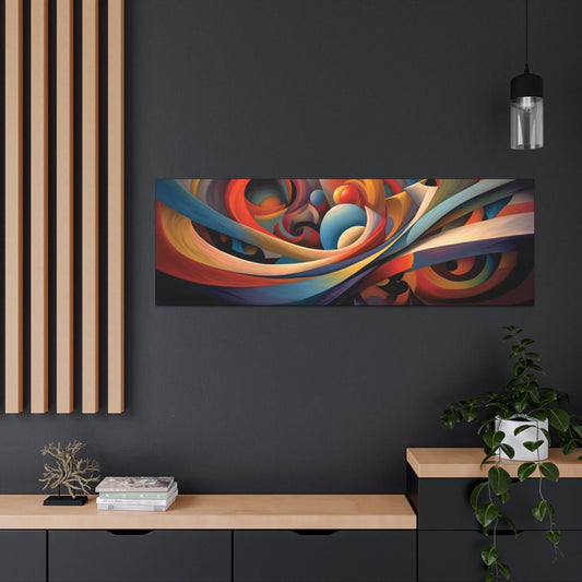 Psychedelic Canvas Wall Art | Trippy Canvas Print | Abstract Modern Art