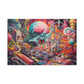 Psychedelic Canvas Wall Art | Trippy Canvas Print | Abstract Modern Art