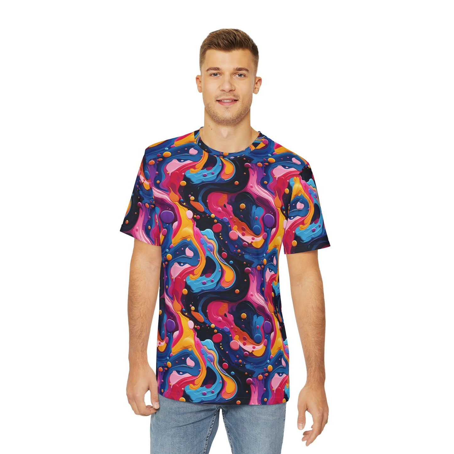 Sublimated T Shirt for Festivals, Raves, Events | Surge | Unisex, Streetwear, Trippy T-Shirt, T-Shirt, Rave Wear