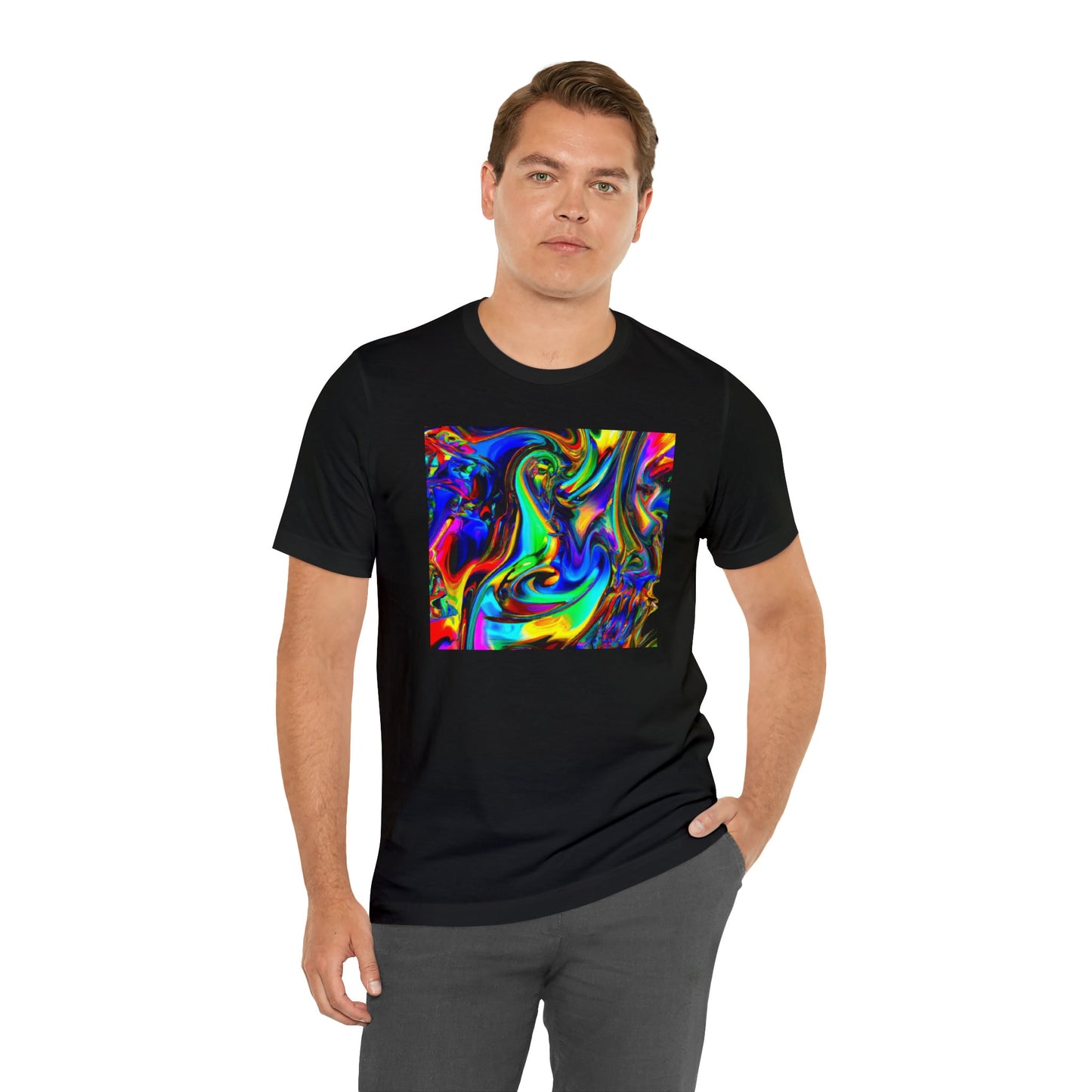 T Shirt for Festivals, Raves, Events | "Shattercolors" | Unisex, Streetwear, Trippy T-Shirt, T-Shirt, Rave Wear