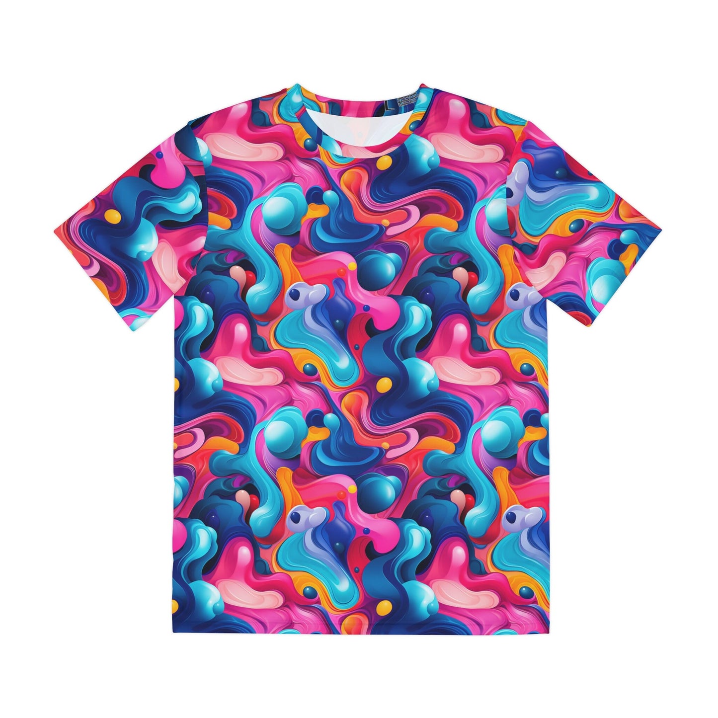 Sublimated T Shirt for Festivals, Raves, Events | "Infinity Reflection" | Unisex, Streetwear, Trippy T-Shirt, T-Shirt, Rave Wear