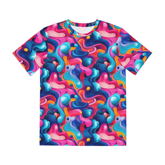 Sublimated T Shirt for Festivals, Raves, Events | "Infinity Reflection" | Unisex, Streetwear, Trippy T-Shirt, T-Shirt, Rave Wear