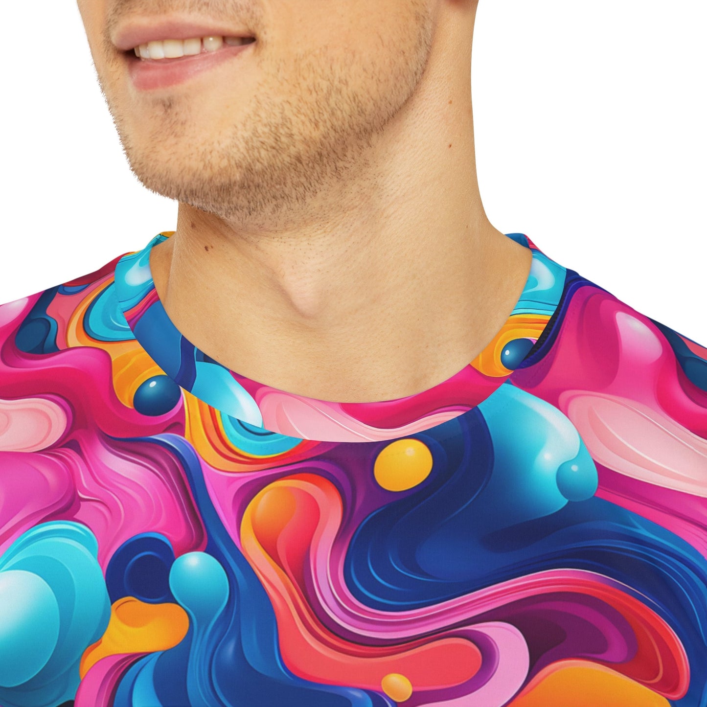 Sublimated T Shirt for Festivals, Raves, Events | "Infinity Reflection" | Unisex, Streetwear, Trippy T-Shirt, T-Shirt, Rave Wear